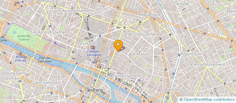 localisation de l'entreprise BONAVENTURES à PARIS