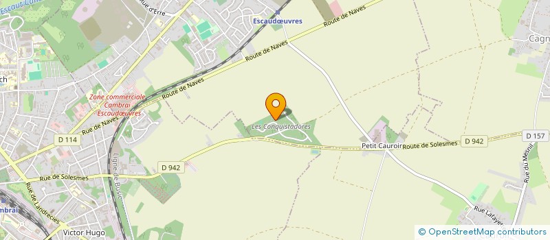 localisation de l'entreprise BONAVIS à ESCAUDŒUVRES