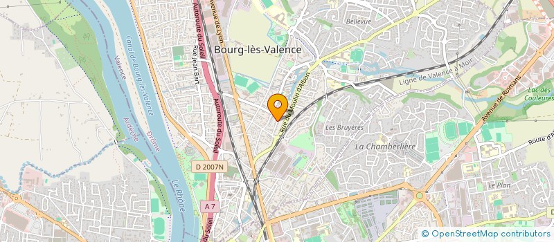 localisation de l'entreprise BONAZ SHOW DANCE à BOURG-LES-VALENCE