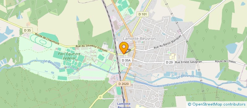 localisation de l'entreprise BONBAR  LAMOTTE-BEUVRON