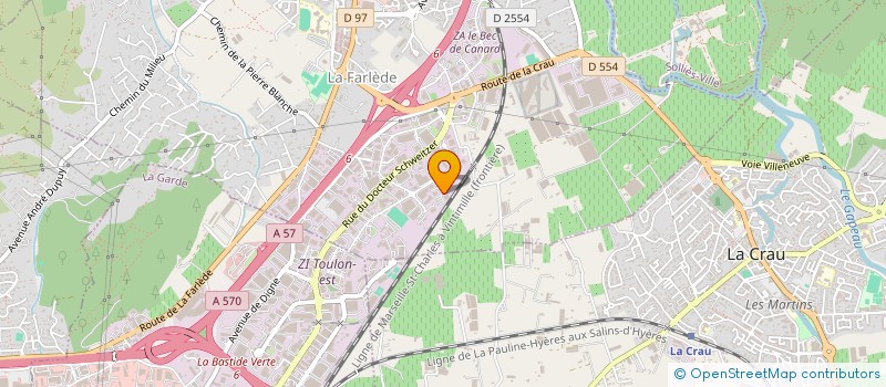 localisation de l'entreprise BONBEC à LA FARLEDE