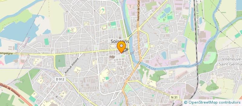 localisation de l'entreprise BONBIX & COMPAGNIE 2 à SOISSONS