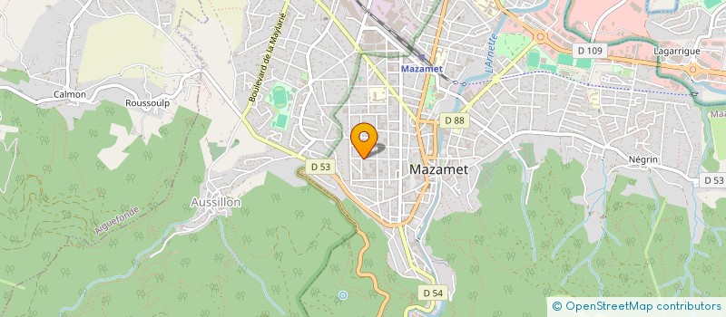 localisation de l'entreprise BONBON  MAZAMET