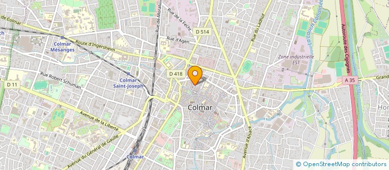 localisation de l'entreprise BONBONS & GOURMANDISES  COLMAR