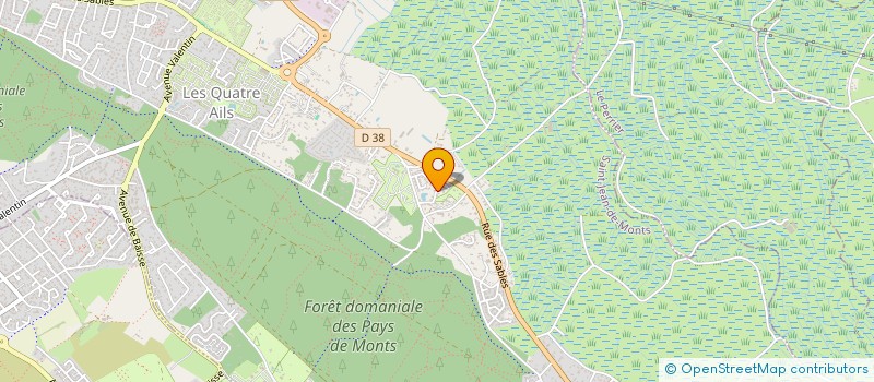 localisation de l'entreprise BONBONS POUR LE MORAL  SAINT-JEAN-DE-MONTS