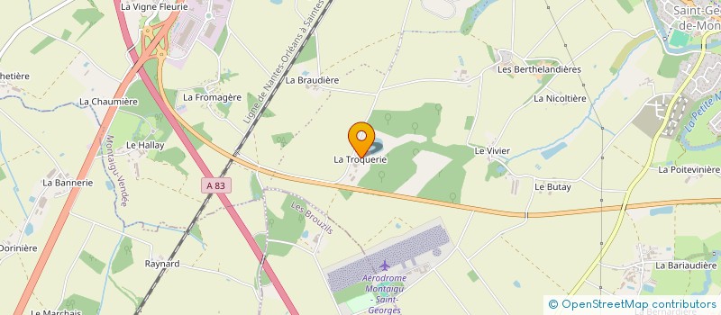 localisation de l'entreprise BONCHAMP à MONTAIGU-VENDEE
