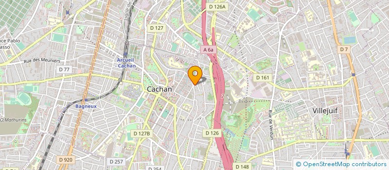 localisation de l'entreprise BONCHAMP  CACHAN