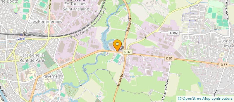localisation de l'entreprise BONCHAMP LG à BONCHAMP-LES-LAVAL