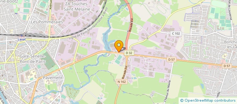 localisation de l'entreprise BONCHAMP VB  BONCHAMP-LES-LAVAL