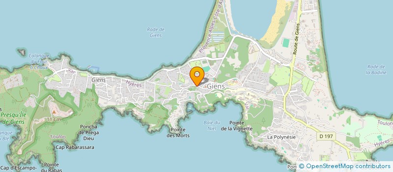 localisation de l'entreprise BONCHAT à HYERES