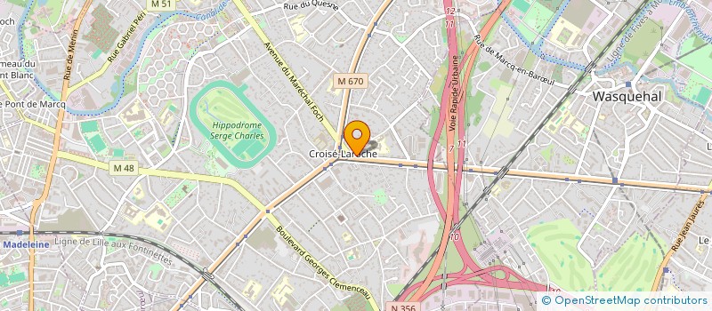 localisation de l'entreprise BOND à MARCQ-EN-BARŒUL