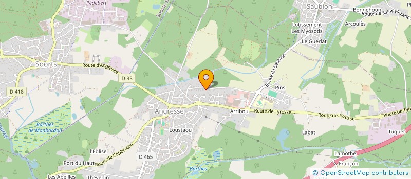 localisation de l'entreprise BOND  ANGRESSE