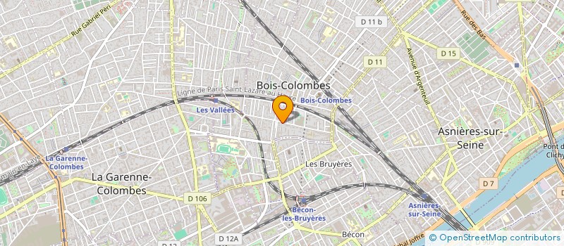 localisation de l'entreprise BOND STREET IMMOBILIER à BOIS-COLOMBES