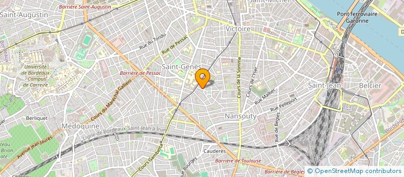 localisation de l'entreprise BONDE à BORDEAUX