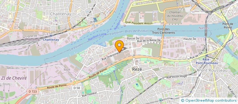 localisation de l'entreprise BONDICI à REZE