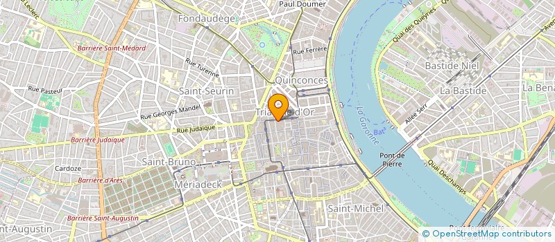 localisation de l'entreprise BONDIL FARNIER ARCHITECTES  BORDEAUX