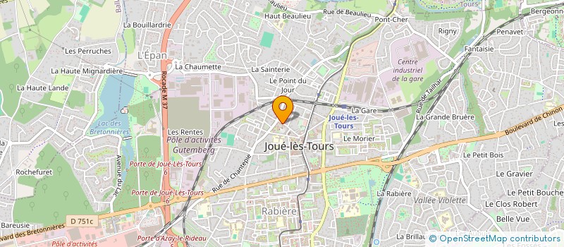 localisation de l'entreprise BONDIMMO  JOUE-LES-TOURS