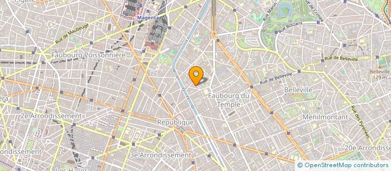 localisation de l'entreprise BONDINGLODGING  PARIS