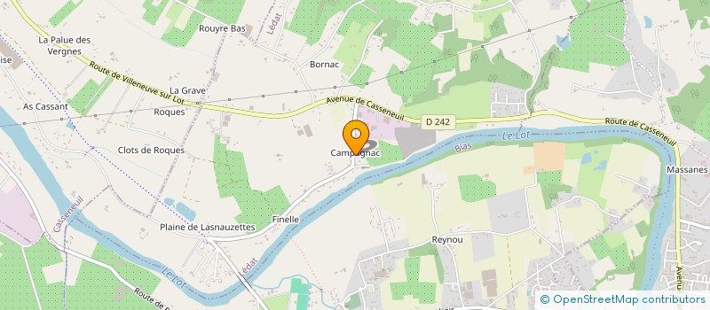 localisation de l'entreprise BONDO BAT  LEDAT