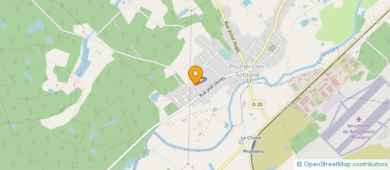 localisation de l'entreprise BONDT IMMOBILIER  PRUNIERS-EN-SOLOGNE