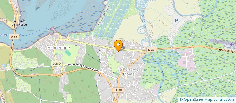 localisation de l'entreprise BONDU  LA BARRE-DE-MONTS