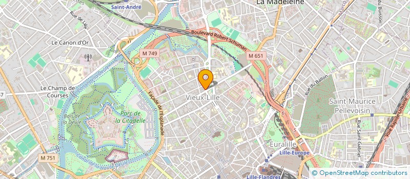 localisation de l'entreprise BONDUEL & KOZLOWSKI AVOCATS à LILLE