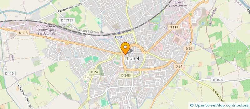 localisation de l'entreprise BONDUELLE ENERGIE à LUNEL