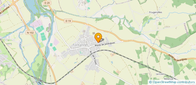 localisation de l'entreprise BONDURRI IMMO  FONTANNES