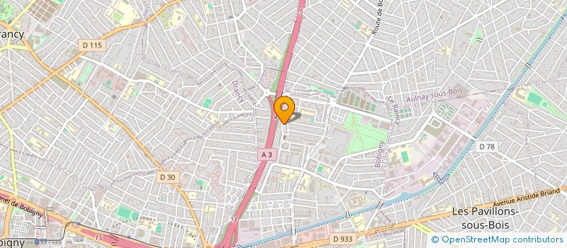 localisation de l'entreprise BONDY BATIMENTS SERVICES  BONDY