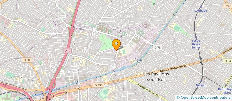 localisation de l'entreprise BONDY ENTRAIDE LOISIRS & TORAH (BONDY & TORAH)  BONDY