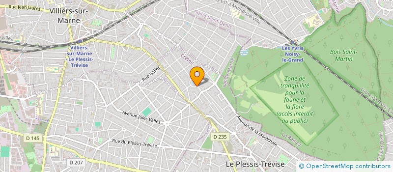 localisation de l'entreprise BONDY HUGO à LE PLESSIS-TREVISE