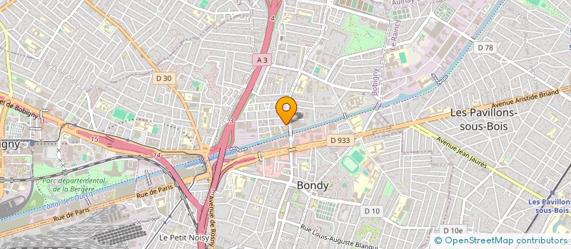 localisation de l'entreprise BONDY SR L  BONDY