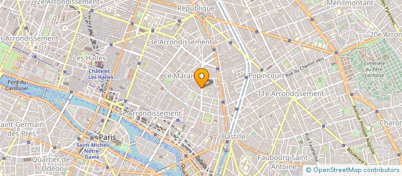 localisation de l'entreprise BONE RECORDS  PARIS