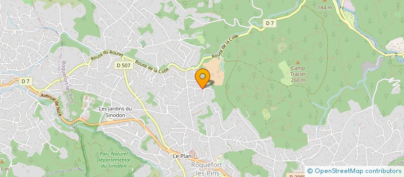 localisation de l'entreprise BONE STORY à ROQUEFORT-LES-PINS