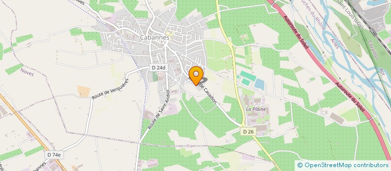 localisation de l'entreprise BONELLI LES PALUDS  CABANNES