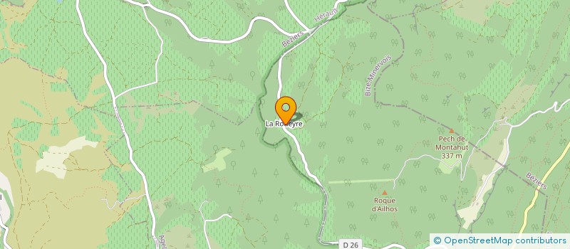 localisation de l'entreprise BONELLIS  BIZE-MINERVOIS