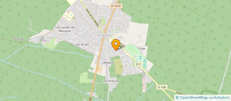 localisation de l'entreprise BONENFANT ENERGIE SERVICE  LE BARP