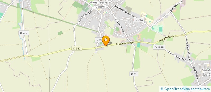 localisation de l'entreprise BONENFANT SAS  AVESNES-LES-AUBERT