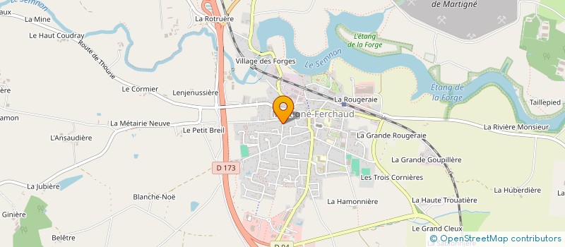 localisation de l'entreprise BONENFANT TP  EANCE