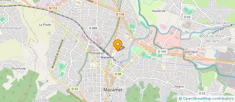 localisation de l'entreprise BONERLIN à MAZAMET