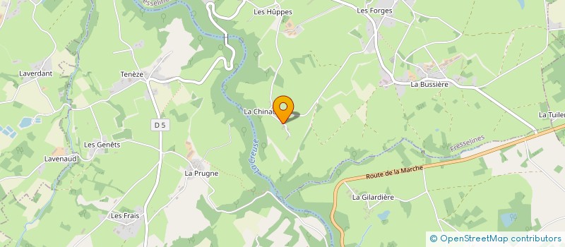 localisation de l'entreprise BONESME ELECTRICITE à FRESSELINES