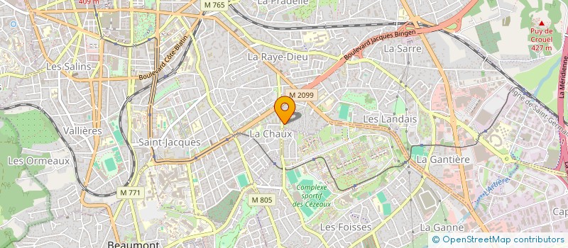 localisation de l'entreprise BONESU ISOLATION  CLERMONT-FERRAND