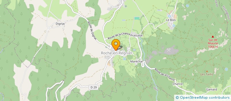 localisation de l'entreprise BONET ET FILS  ROCHE-EN-REGNIER