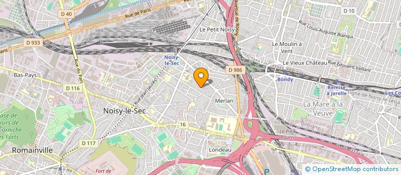 localisation de l'entreprise BONET PARTNERS à NOISY-LE-SEC