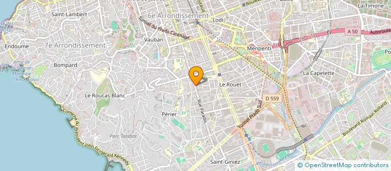 localisation de l'entreprise BONETTO FINANCE à MARSEILLE