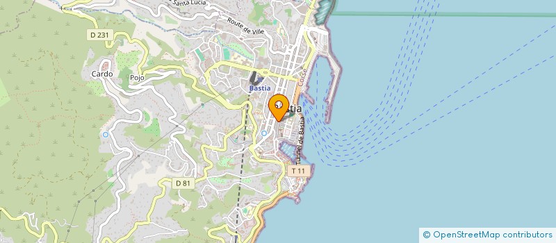 localisation de l'entreprise BONFANTI ANDRE ET ARLETTE à BASTIA