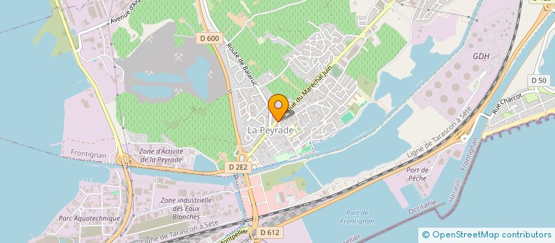localisation de l'entreprise BONFIGLIO à FRONTIGNAN