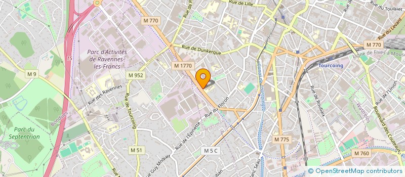 localisation de l'entreprise BONFIGLIO AUTOMOBILE  TOURCOING