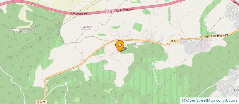 localisation de l'entreprise BONFIGLIO PISCINES TERRASSEMENT  FLASSANS-SUR-ISSOLE