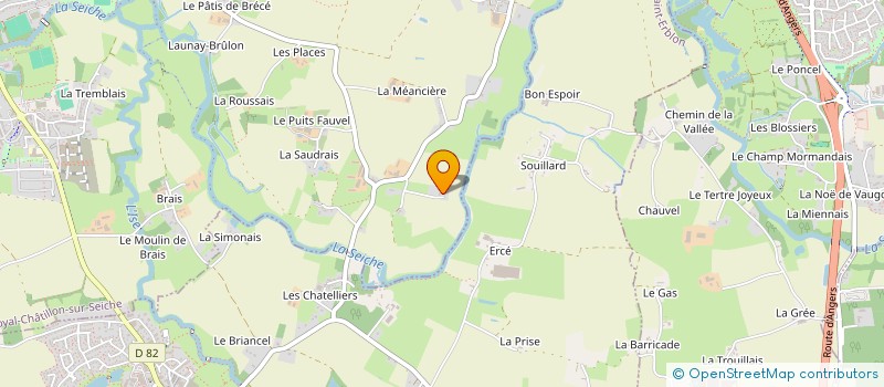 localisation de l'entreprise BONFILS  NOYAL-CHATILLON-SUR-SEICHE